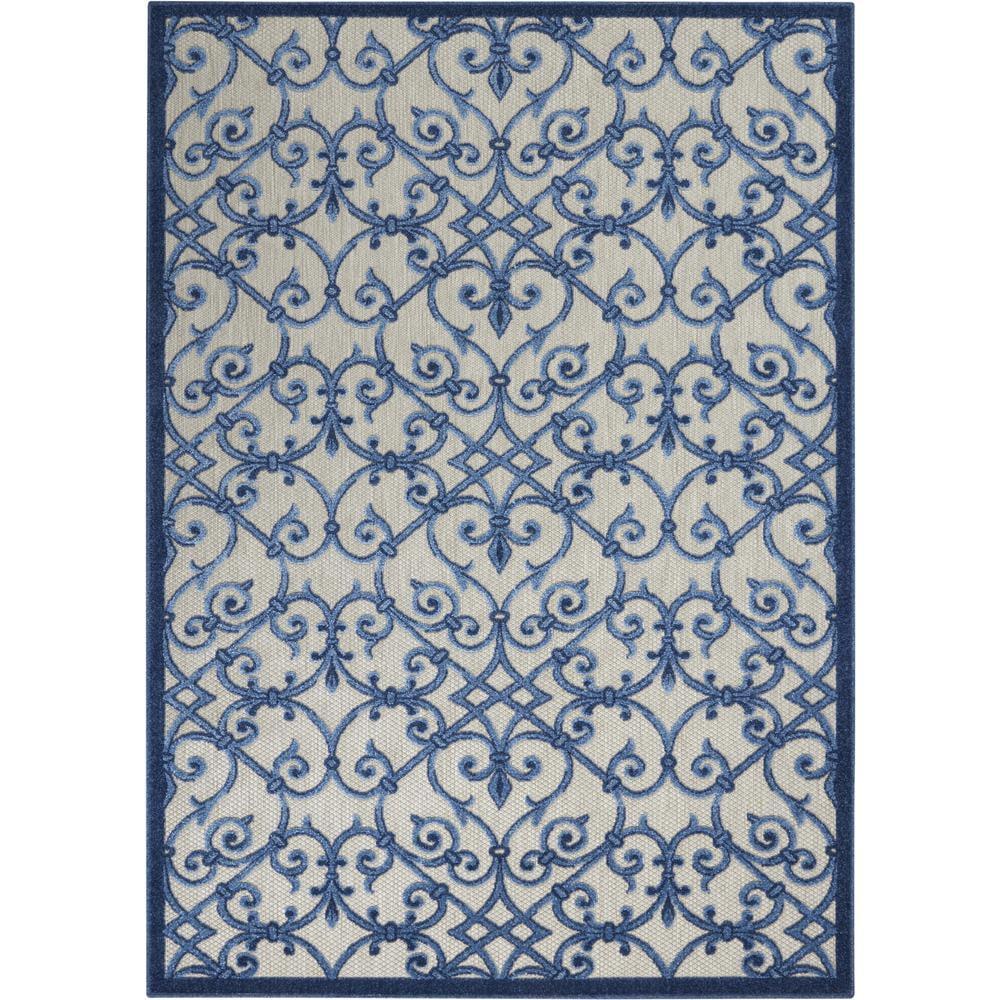 Nourison Aloha Contemporary Scroll Outdoor Rug