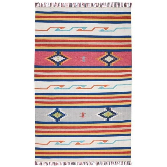 Nourison Baja Tribal Ivory 5' x 7' Area Rug, (5x7)