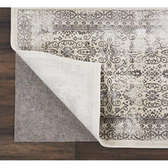 Nourison Rug-Loc Dual Sided Grey Rug Pad BR21 Grey 7'6" x 10'8"