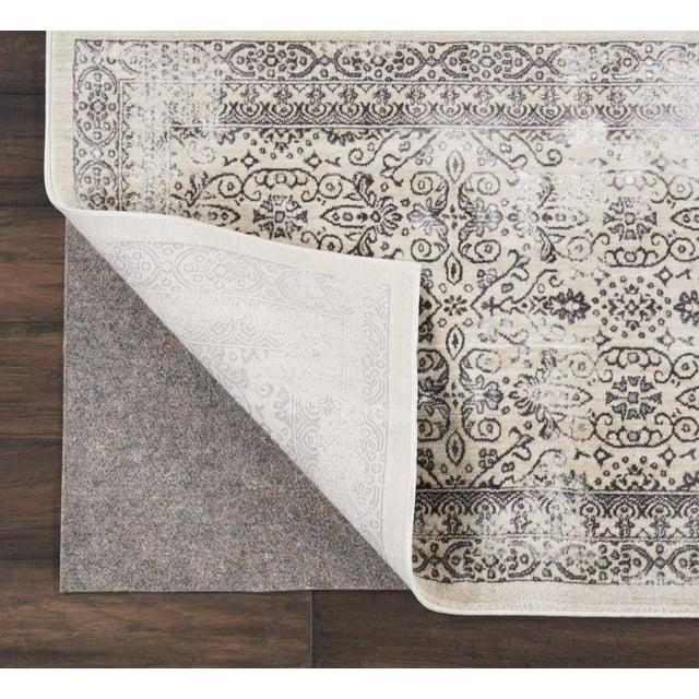 Nourison Rug-Loc Dual Sided Grey Rug Pad BR21 Grey 9'6" x 13'6"