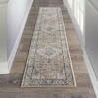 Nourison Concerto 2'2" x 10' Ivory Grey Taupe Vintage Indoor Rug