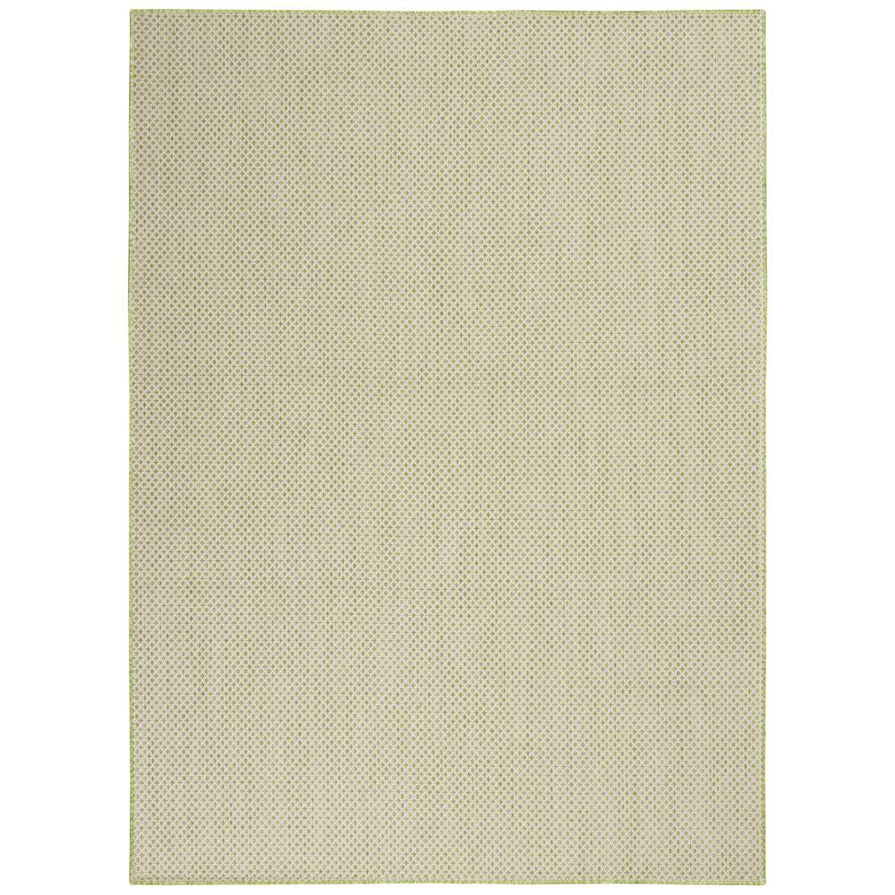 Nourison Courtyard COU01 Indoor/outdoor Area Rug - Ivory Green 6' x 9'