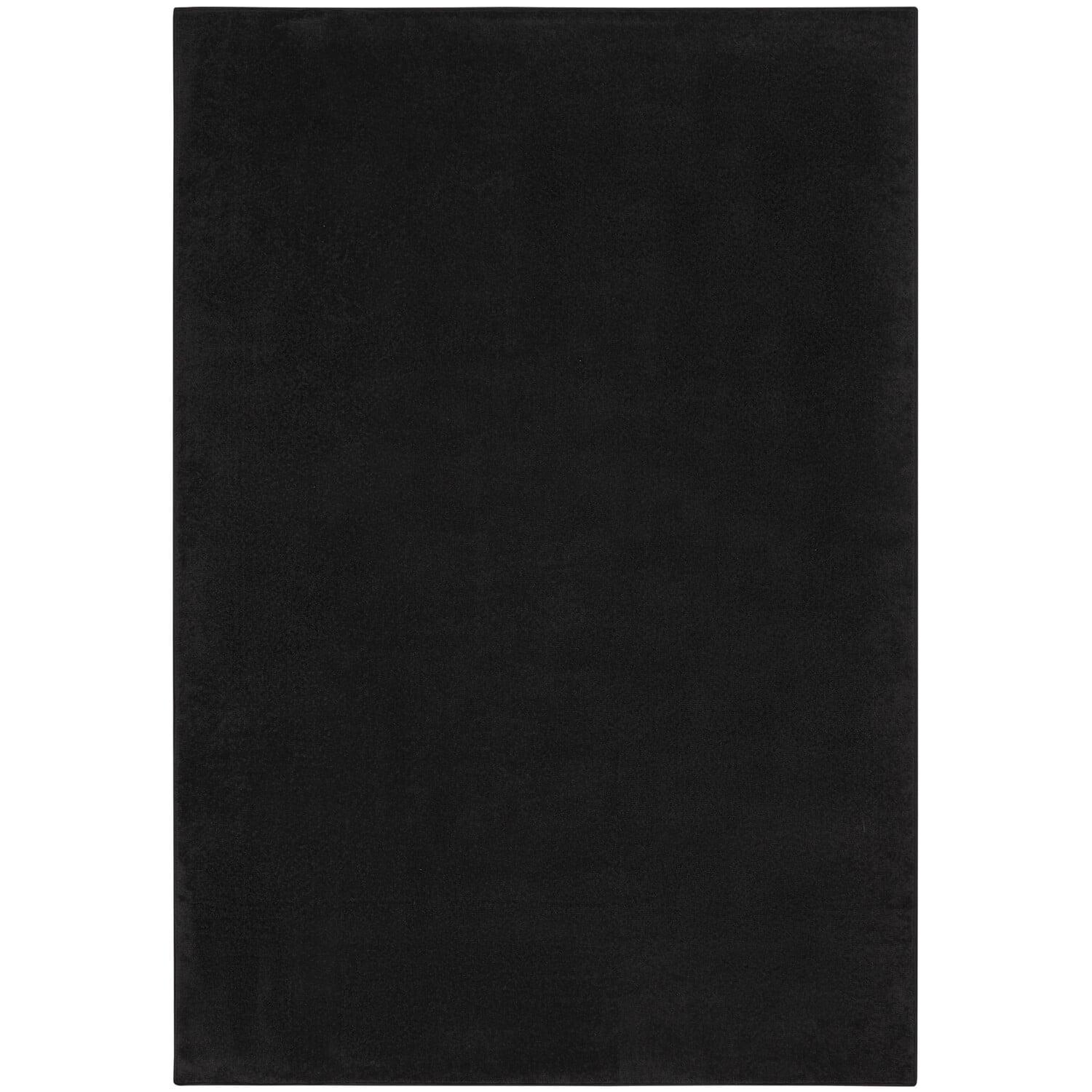 Nourison Essentials Easy Care Indoor Outdoor Area Rug - Black 4' x 6'