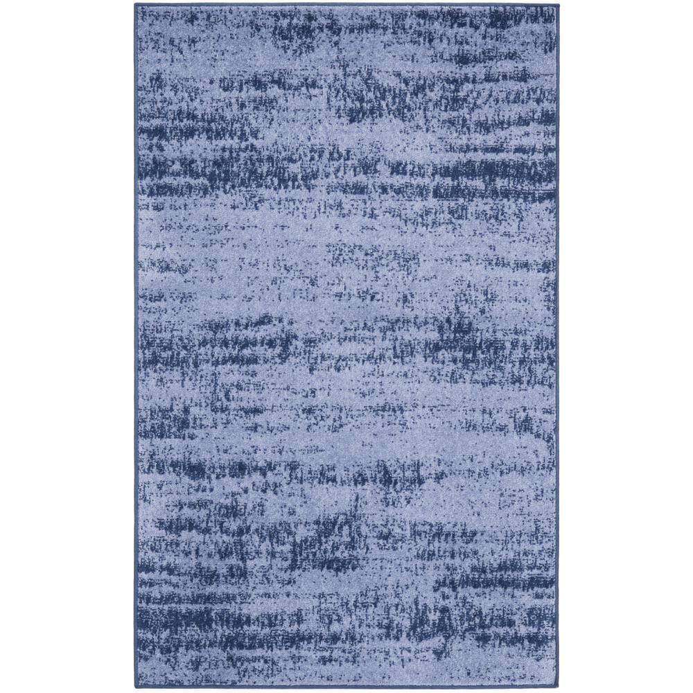 Nourison Essentials 3' x 5' Denim Modern Indoor/Outdoor Rug
