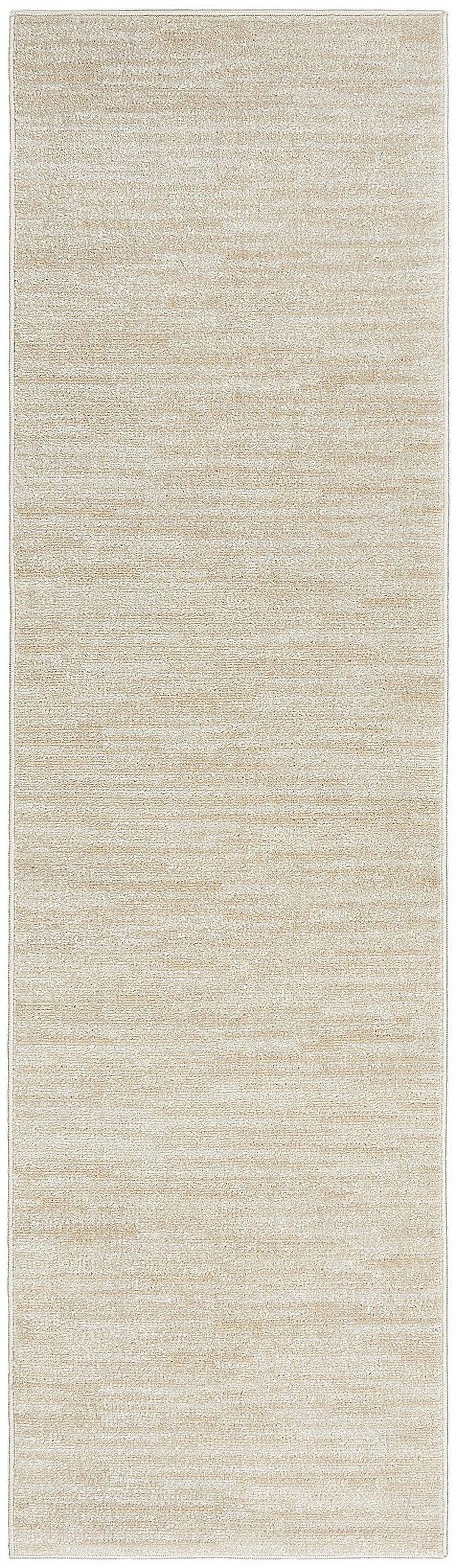 Nourison Essentials Easy Care Indoor Outdoor Area Rug - Ivory Beige 2'2" x 7'6"