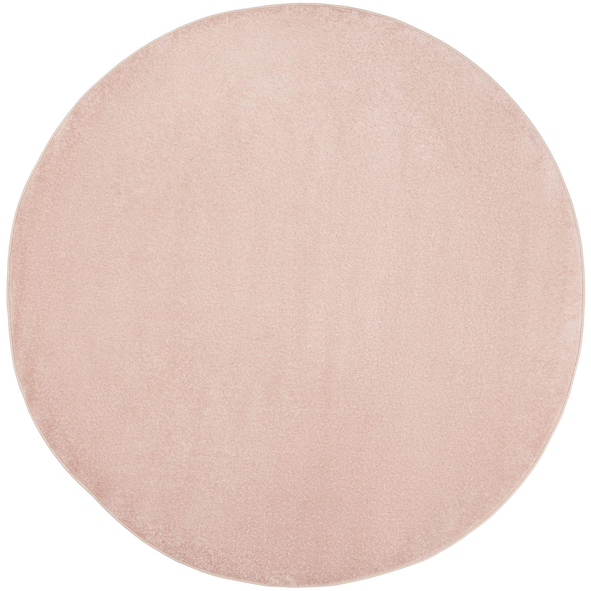 Nourison Essentials Easy Care Indoor Outdoor Area Rug - Pink 8' x Round