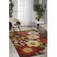 Chocolate Synthetic Braided Handmade Reversible Area Rug 2' x 8'