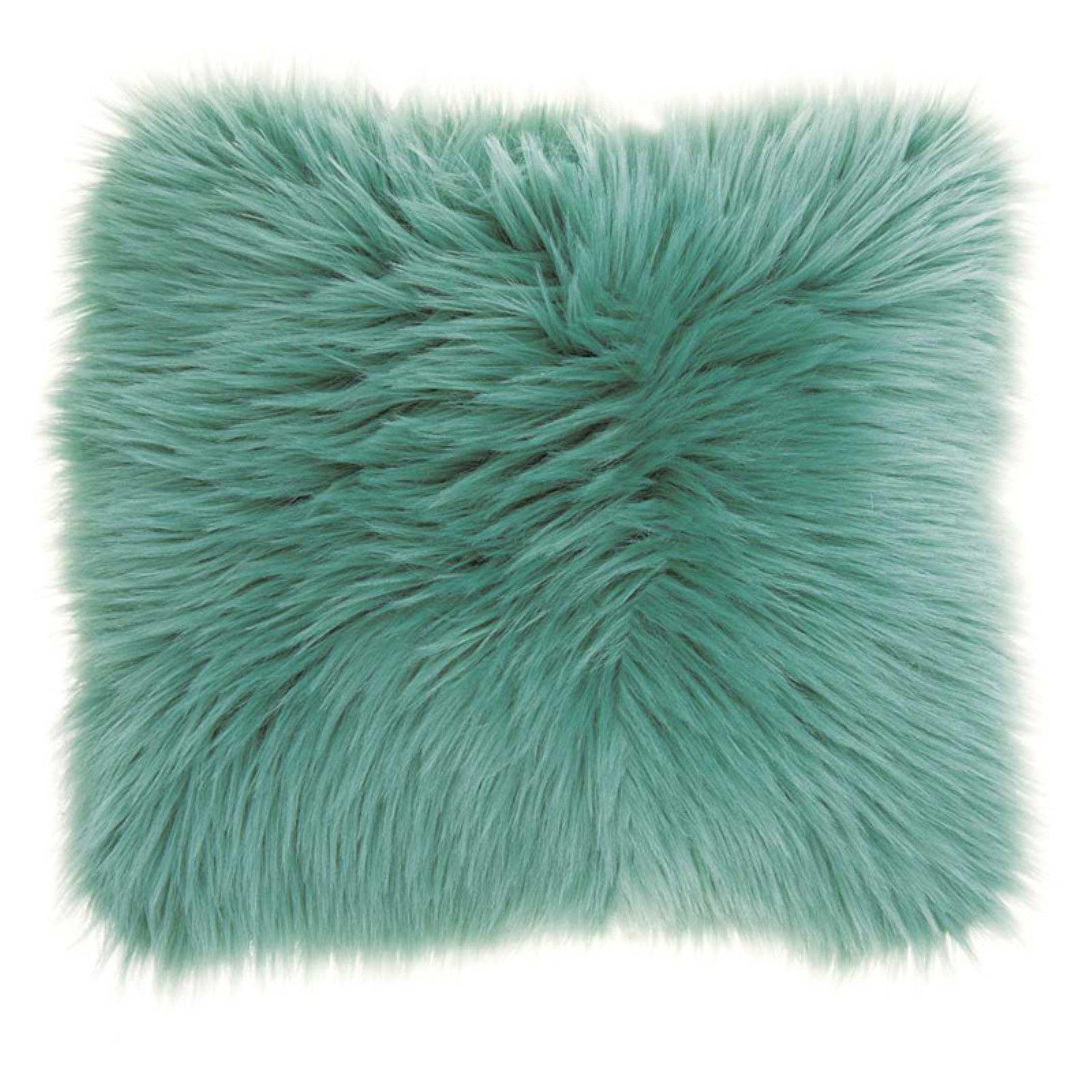 Mina Victory Faux Fur Throw Pillow