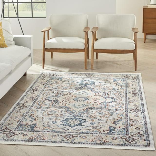 Nourison Geneva Medallion Bordered Indoor Rug