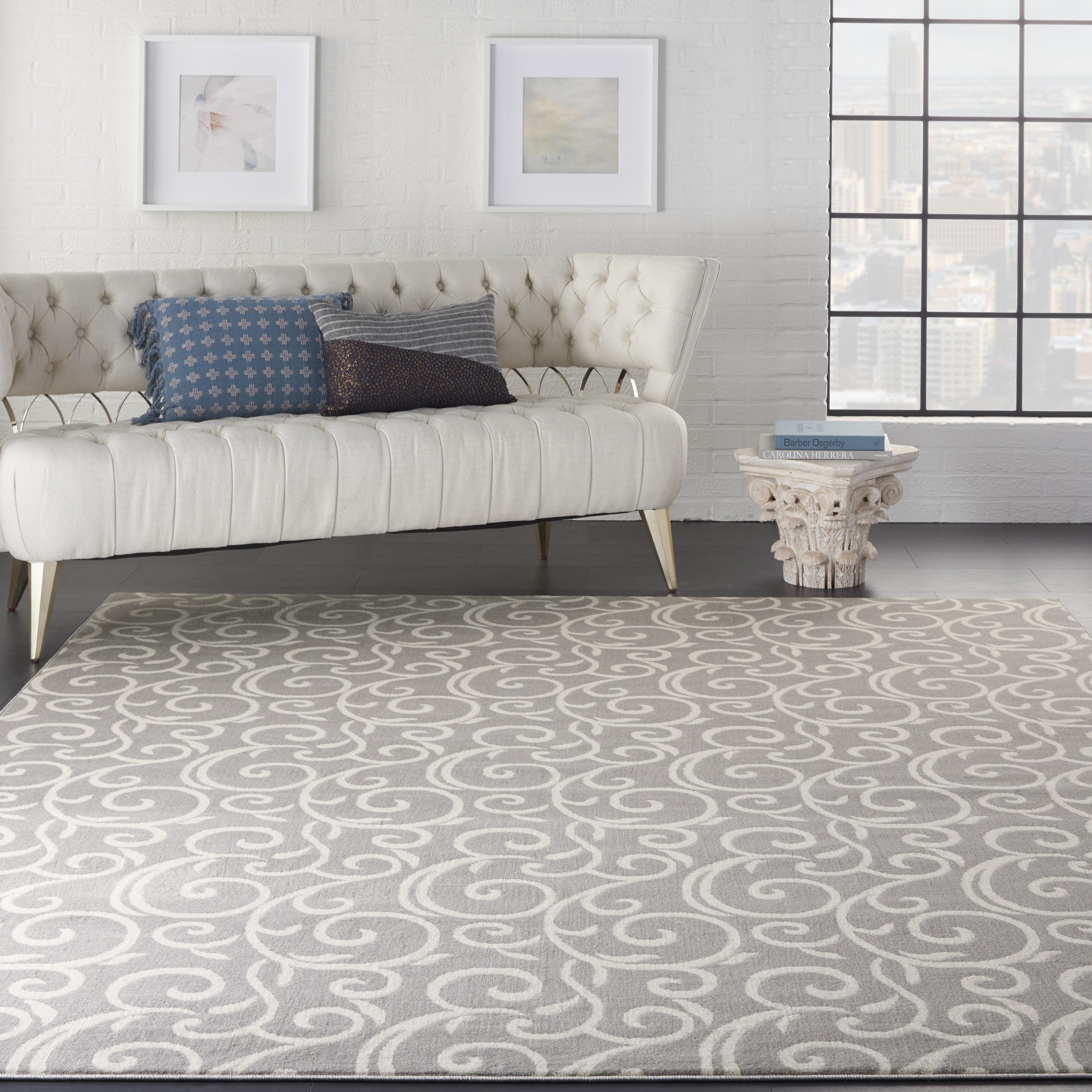 Nourison Grafix GRF19 Indoor Area Rug - Grey 7' x 10'