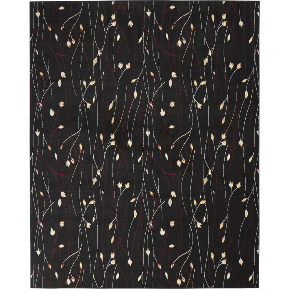 Nourison Grafix Flowing Vines and Blooms Indoor Area Rug