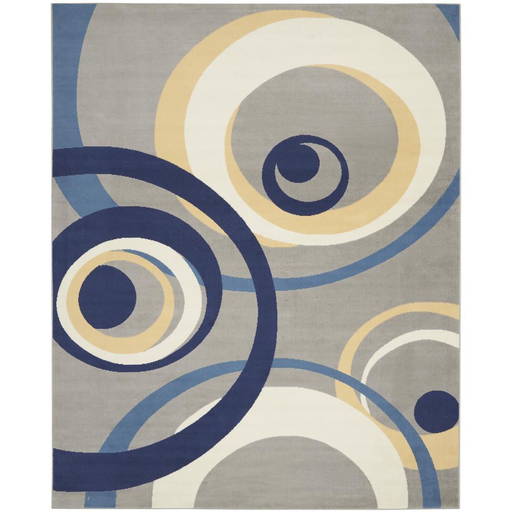 Nourison Grafix Retro Contemporary Geometric Indoor Rug