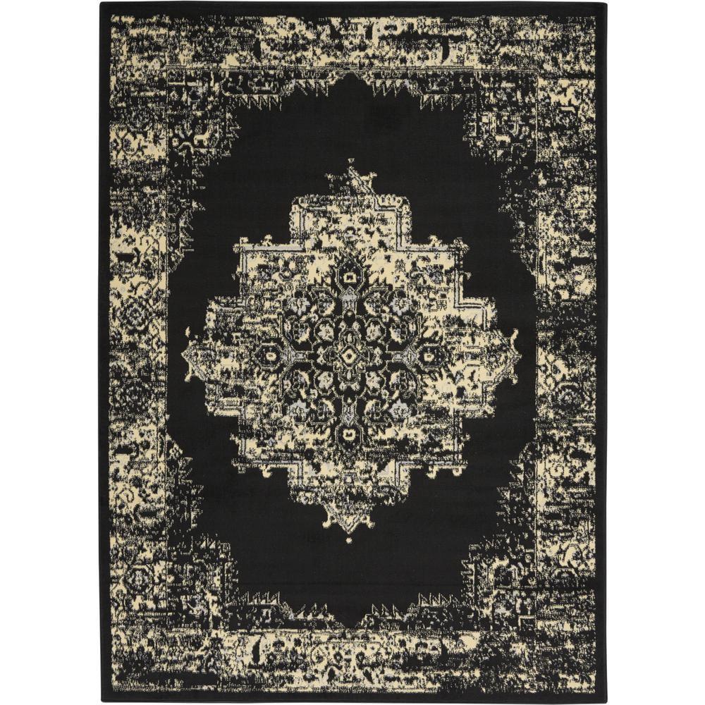 Nourison Grafix Center Medallion Area Rug