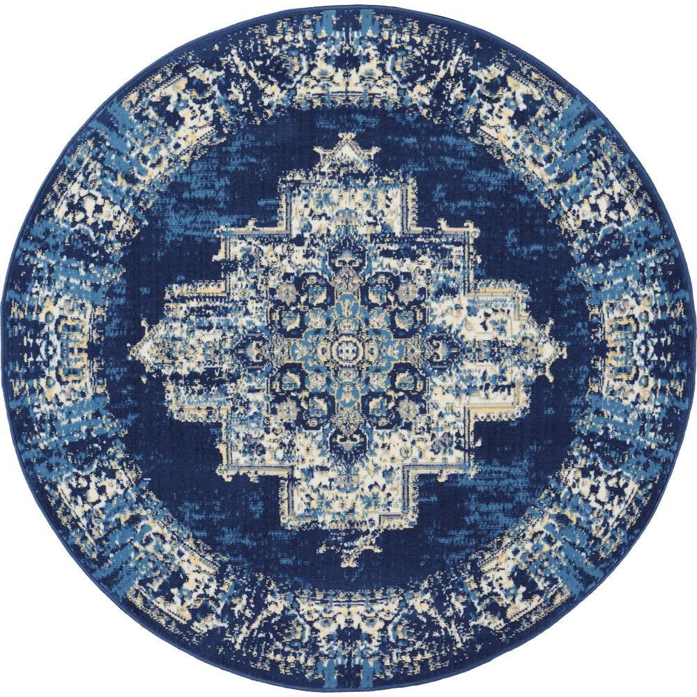 Nourison Grafix Center Medallion Area Rug