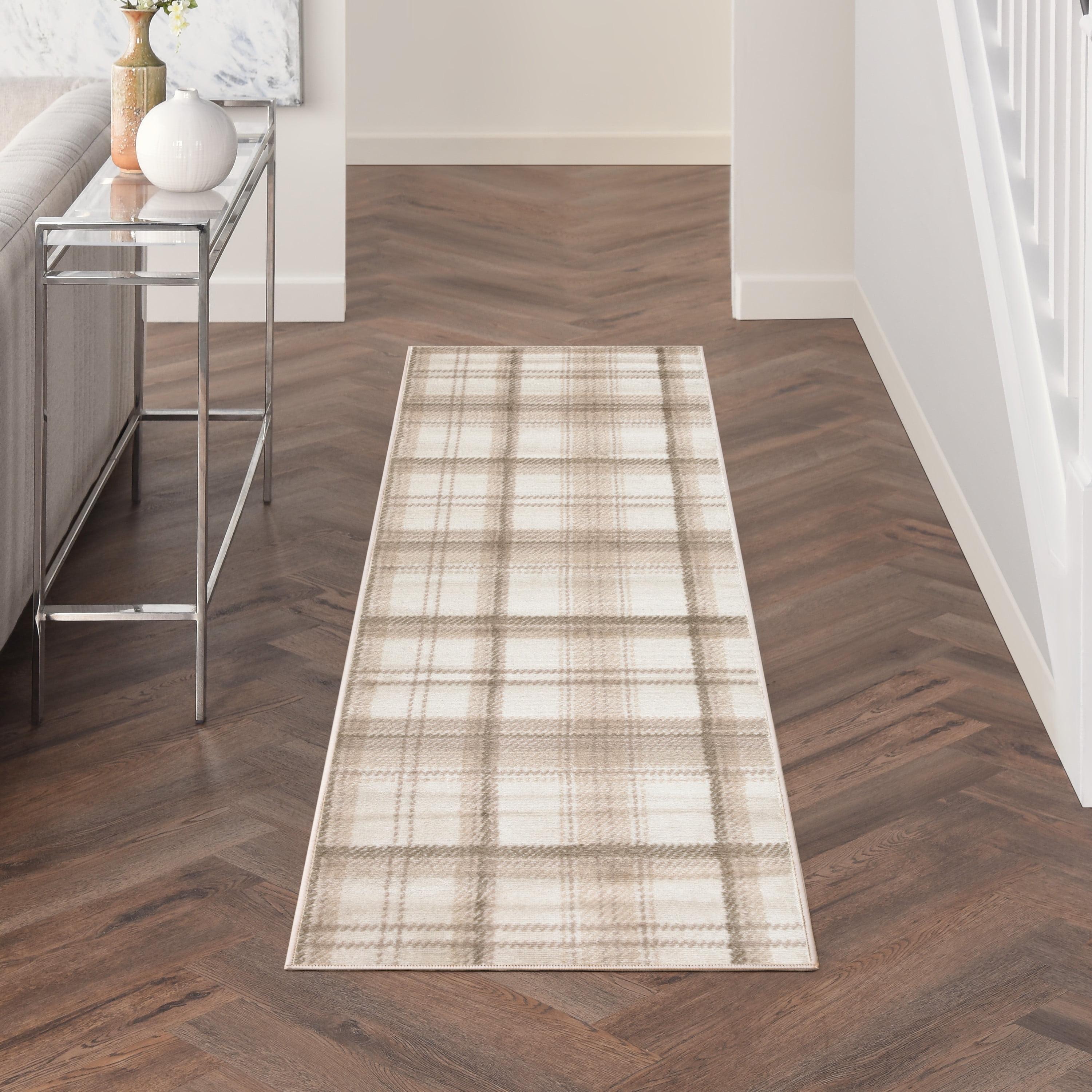 Nourison Grafix Contemporary Plaid Area Rug