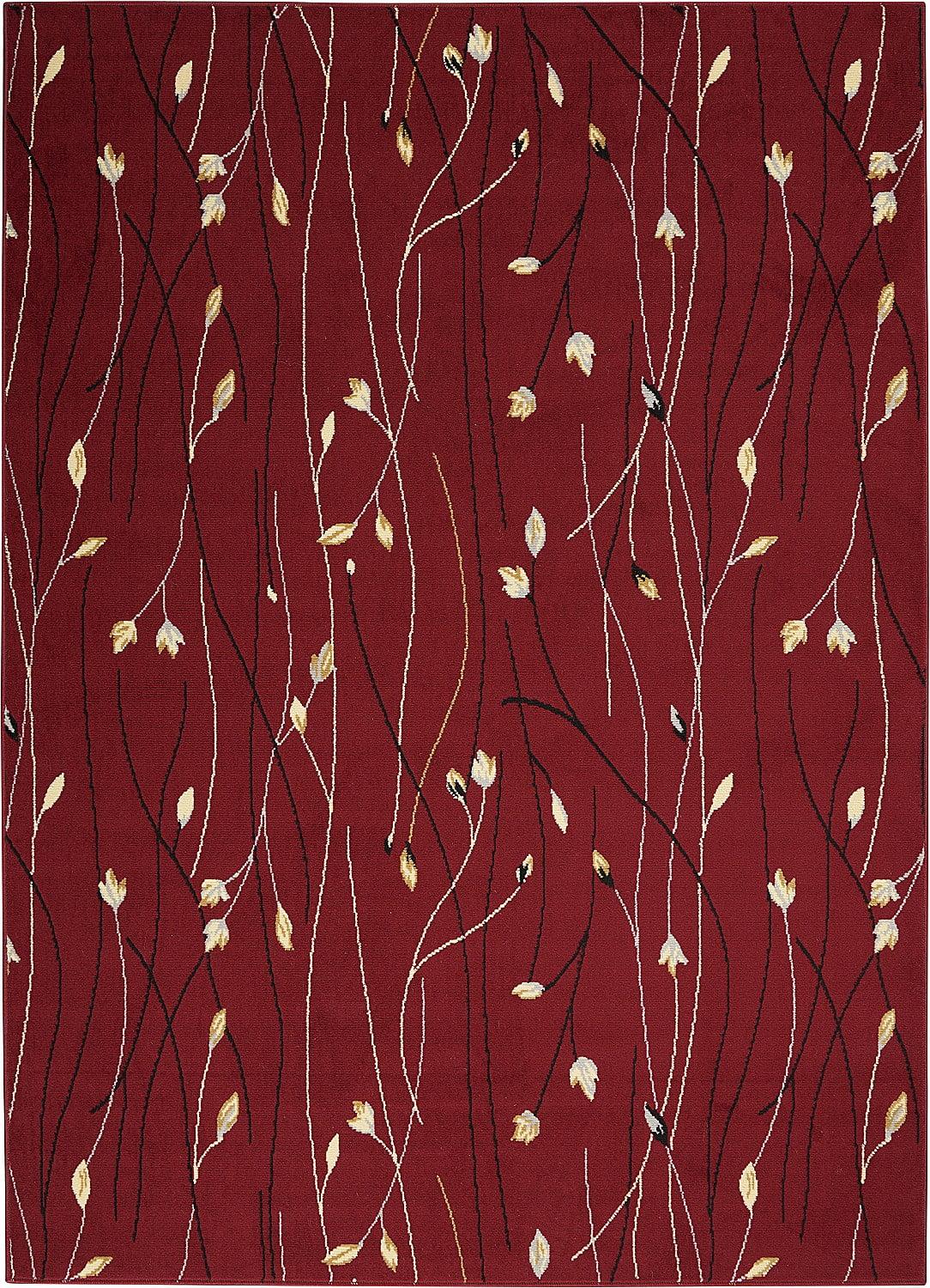 Nourison Grafix Flowing Vines and Blooms Indoor Area Rug