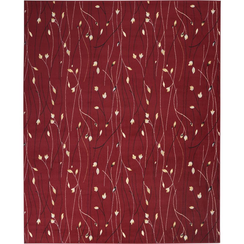 Nourison Grafix Red Area Rug GRF15 7'10"X9'10"