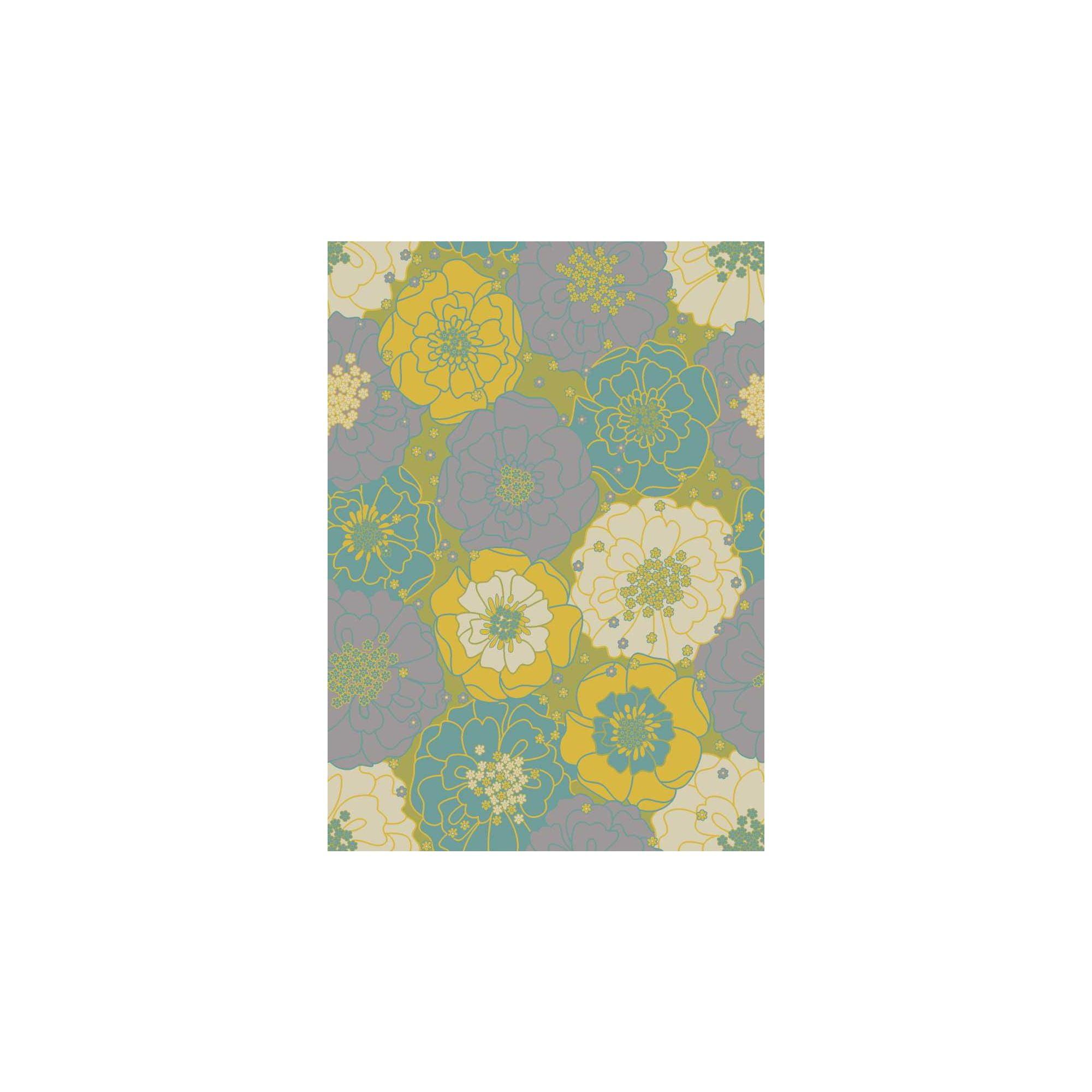 Nourison Home & Garden Green Indoor/Outdoor Area Rug RS021 4'3" x 6'3"