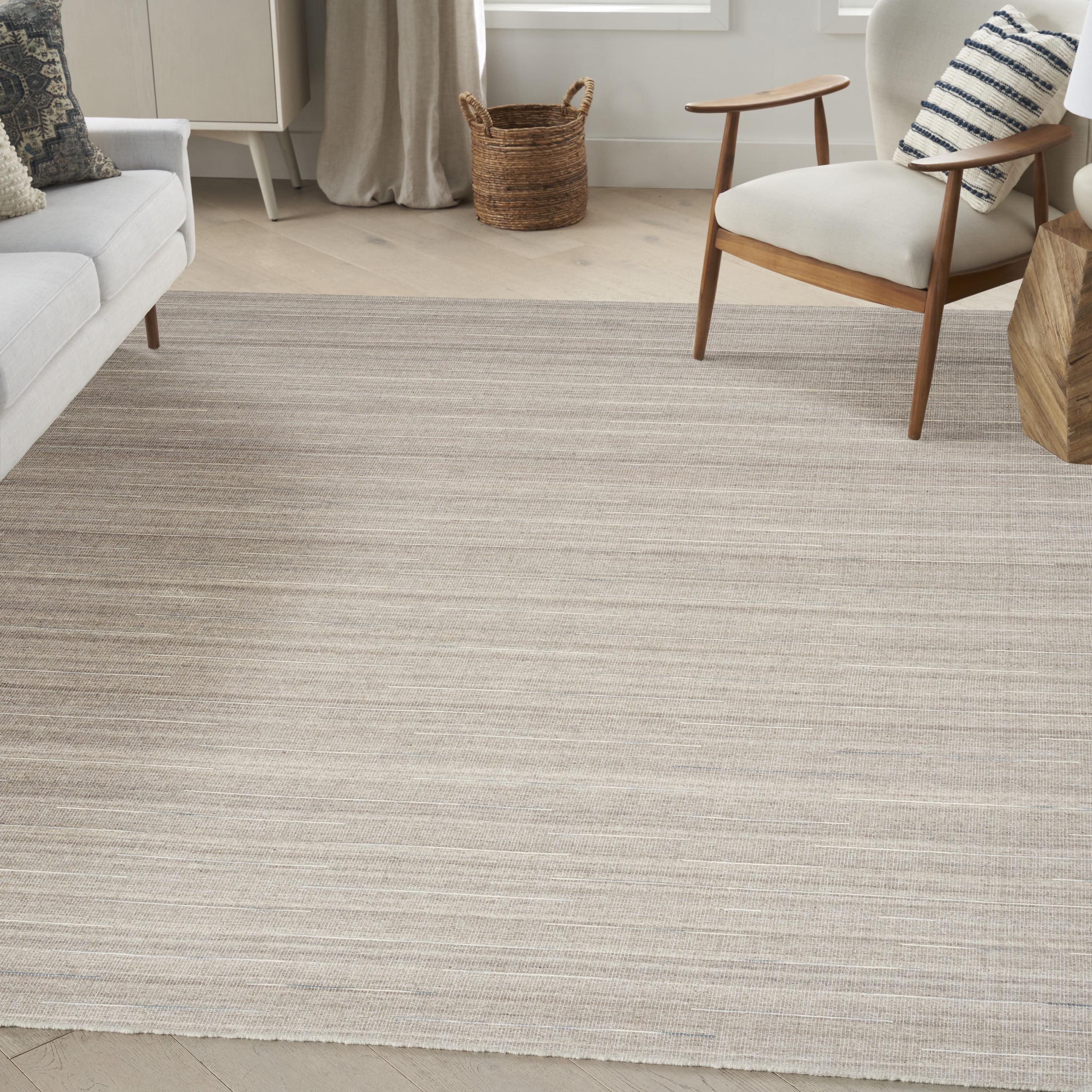Interweave Modern Gray Ombre Wool 5'3" x 7'3" Area Rug