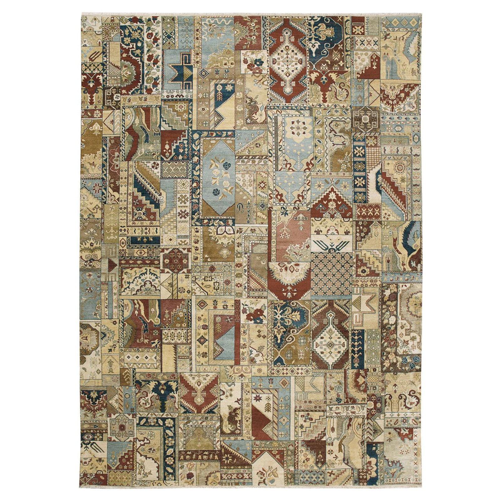 Nourison  Legend  Area Rug Multi 5'6" x 8'6" Latex Free Wool Oriental 6' x 9' Indoor Living Room