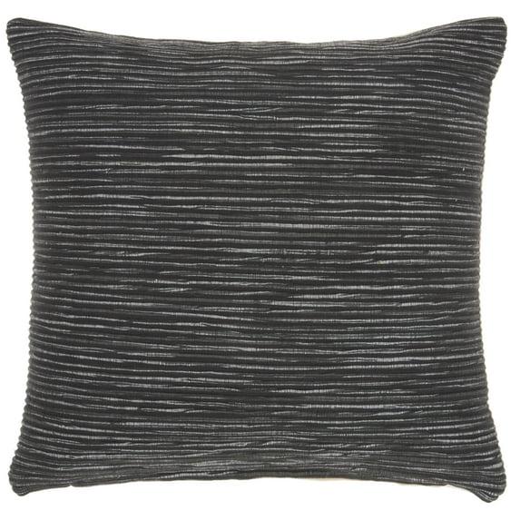Nourison Life Styles Charcoal Decorative Throw Pillow , 18"X18"