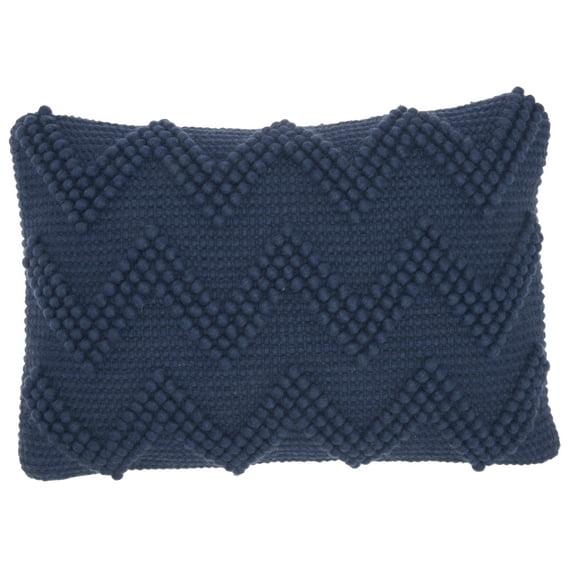 Nourison Life Styles Decorative Throw Pillow, 14" x 20", Navy