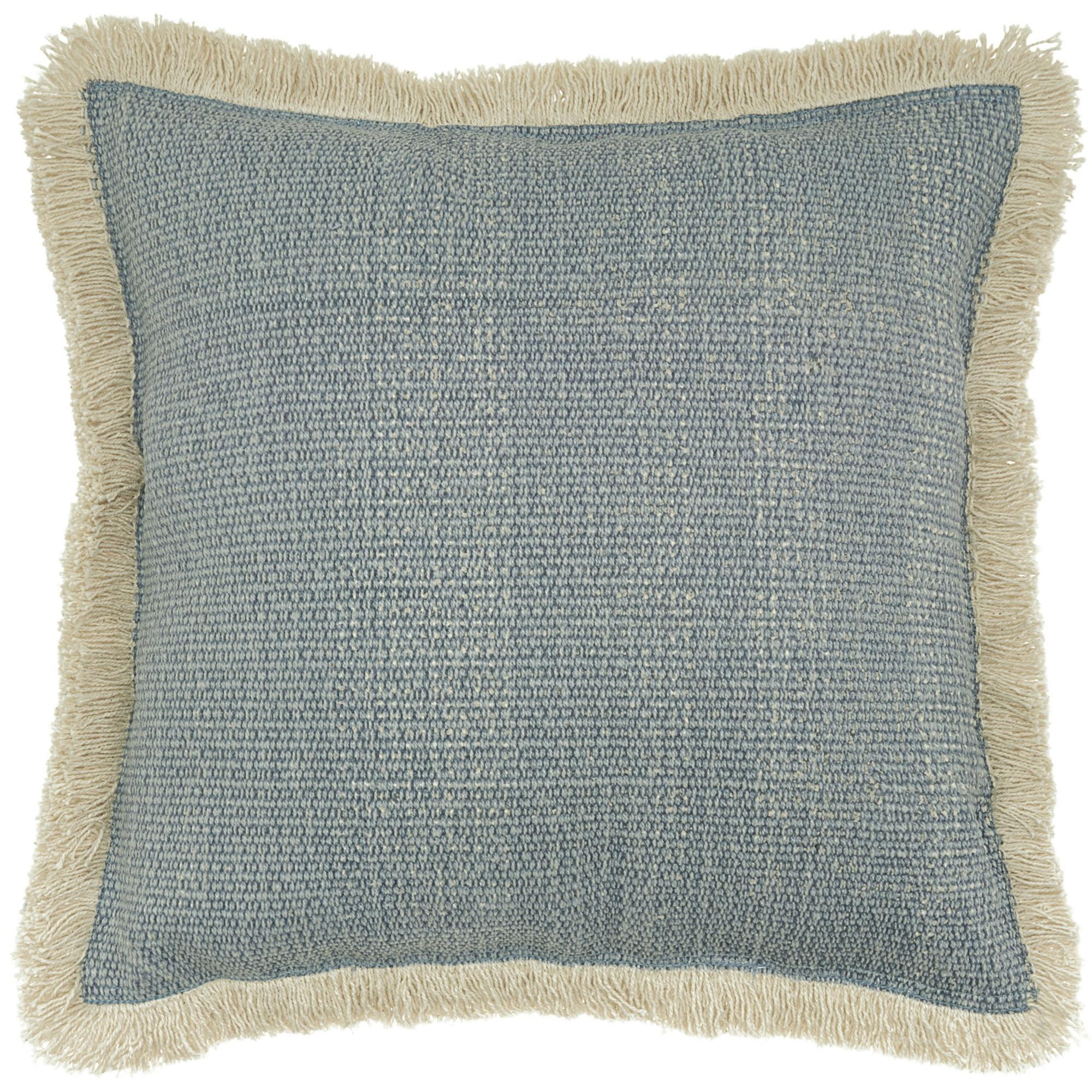 Nourison Life Styles Solid Ocean Decorative Throw Pillow , 18" x 18"