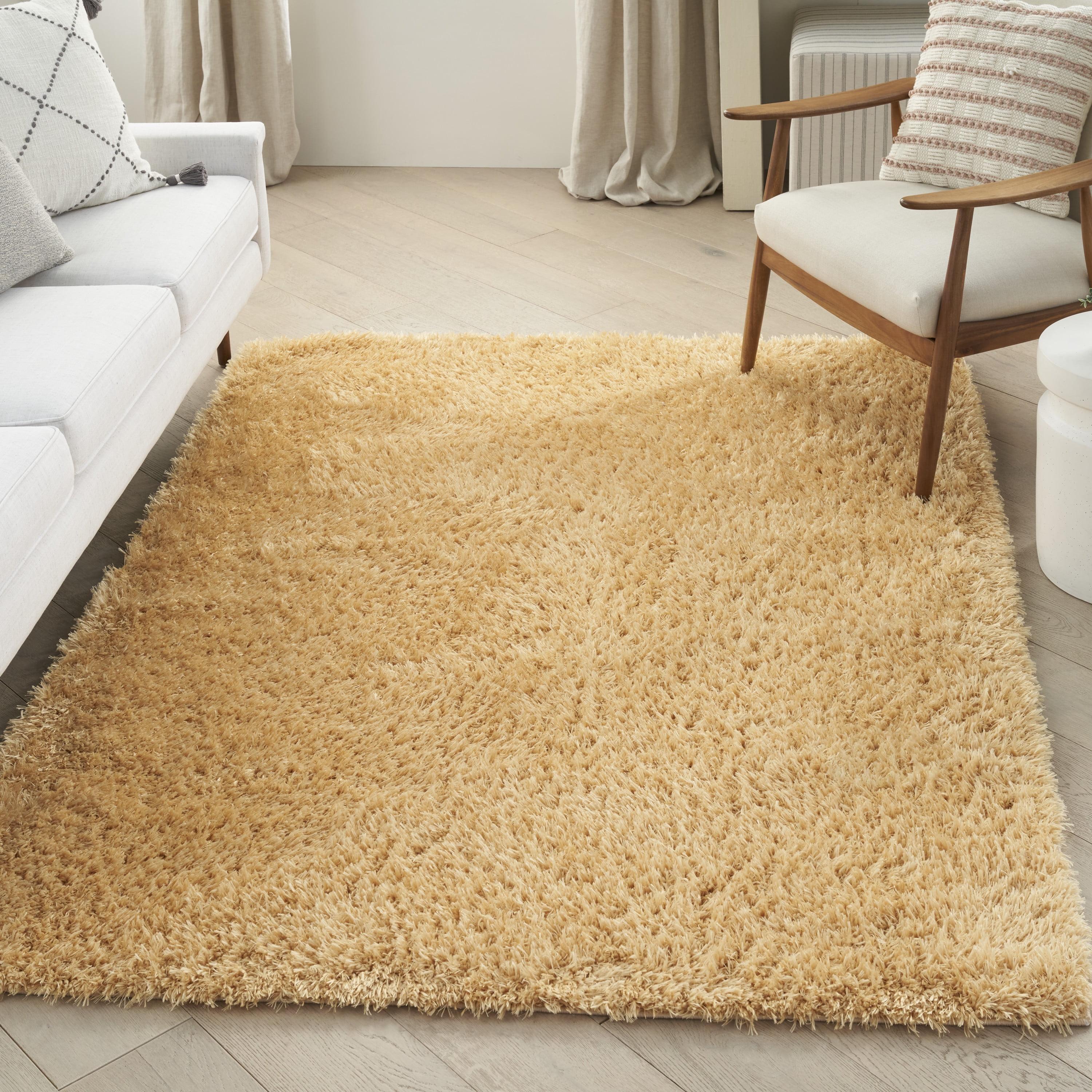 Golden Comfort 8' x 10' Plush Shag Rectangular Rug