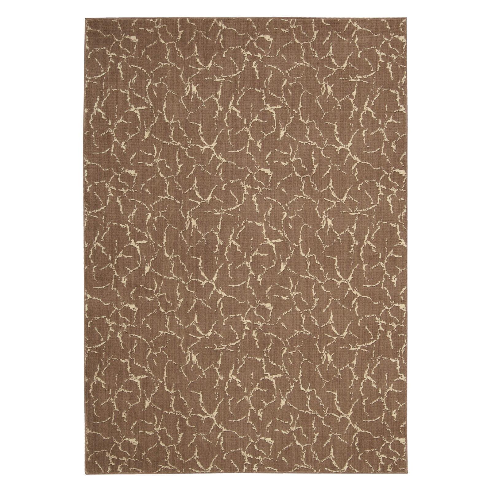 Fawn 5' x 7' Wool and Viscose Rectangular Area Rug