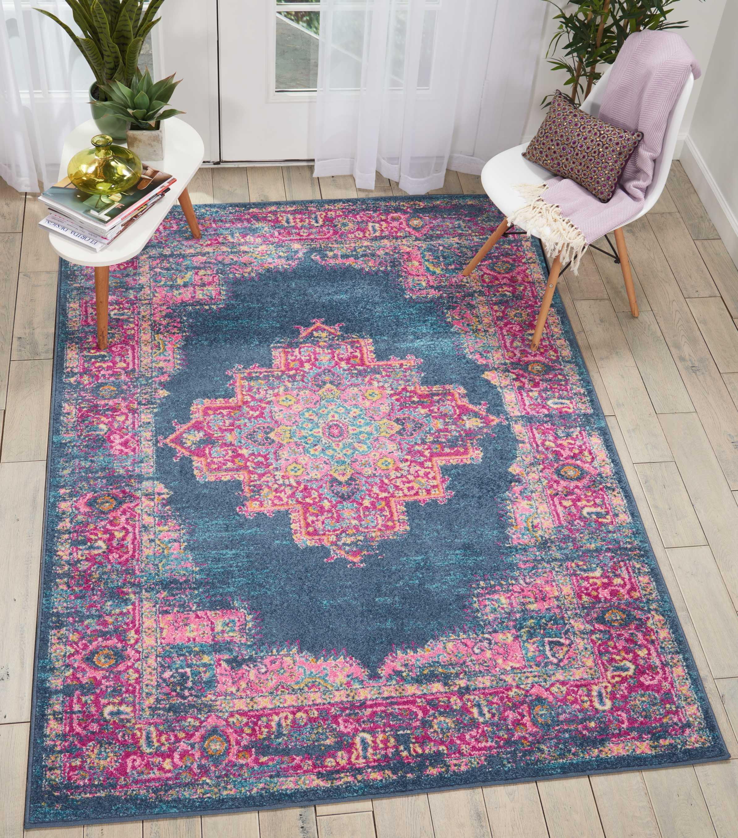 Nourison Passion Center Medallion Bohemian Indoor Rug