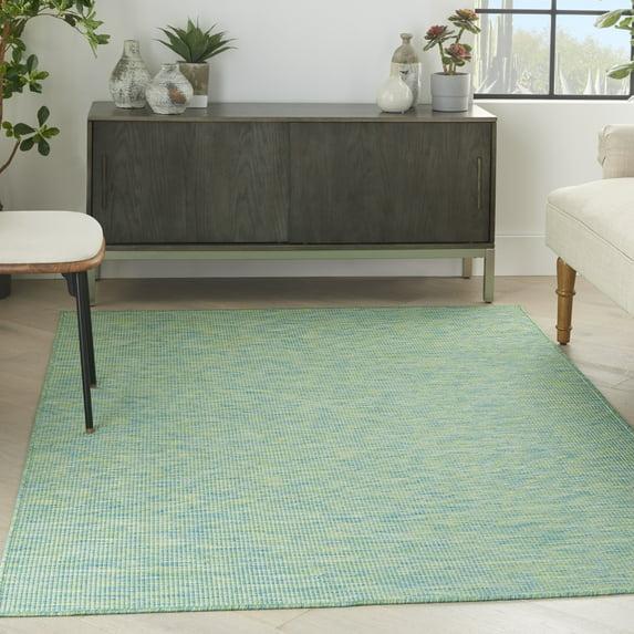 Nourison Positano POS01 Indoor/outdoor Area Rug - Blue/Green 4' x 6'
