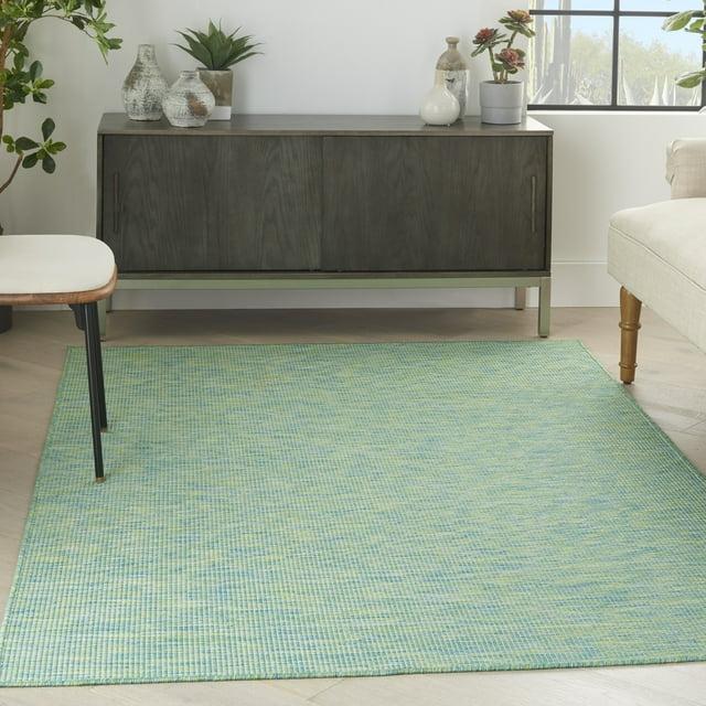 Nourison Positano POS01 Indoor/outdoor Area Rug - Blue/Green 4' x 6'