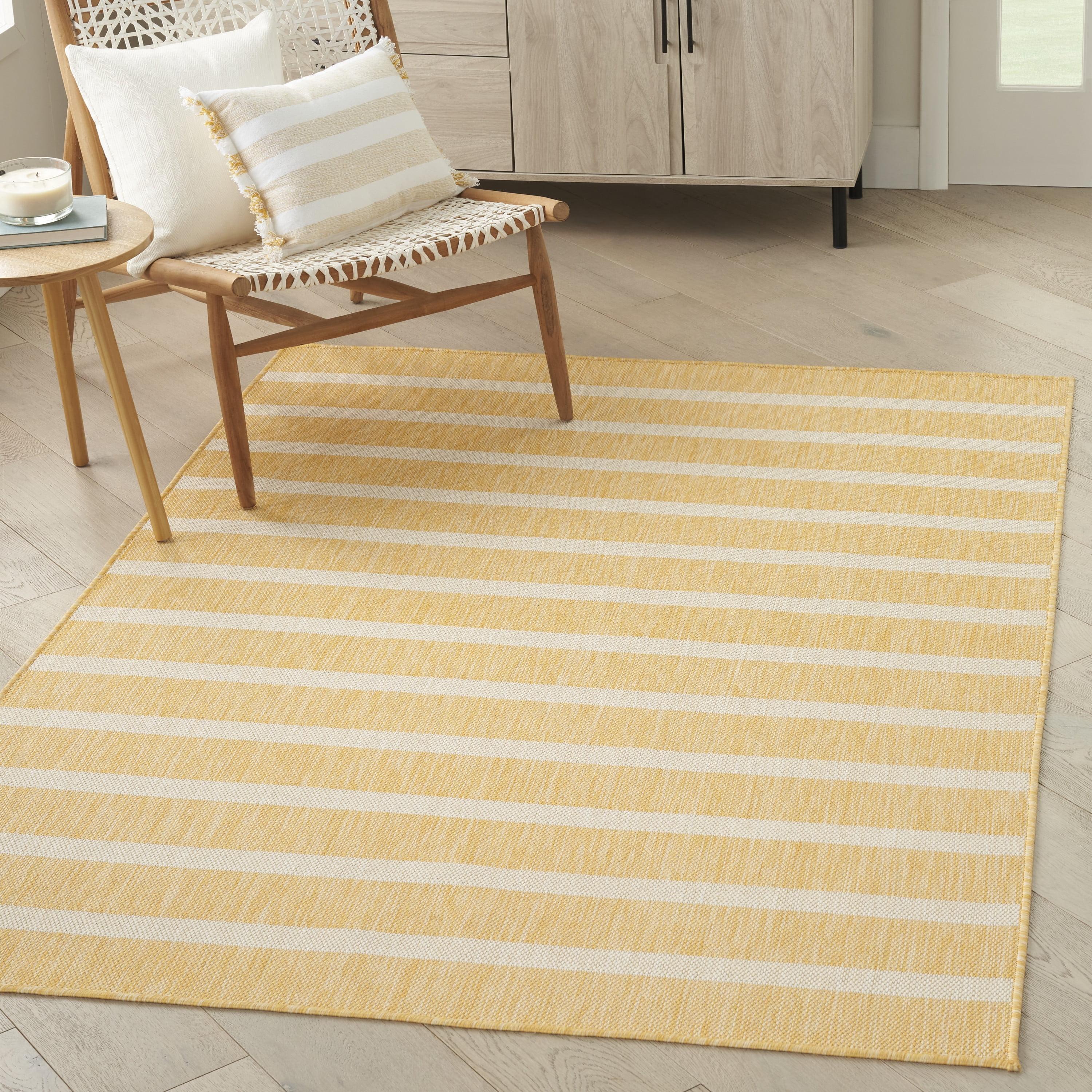 Nourison Positano Modern Stripes Flatweave Outdoor Rug