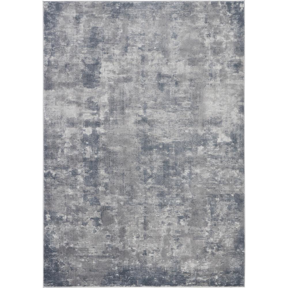 Nourison Rustic Textures Painterly Indoor Rug Grey 3'11" x 5'11"