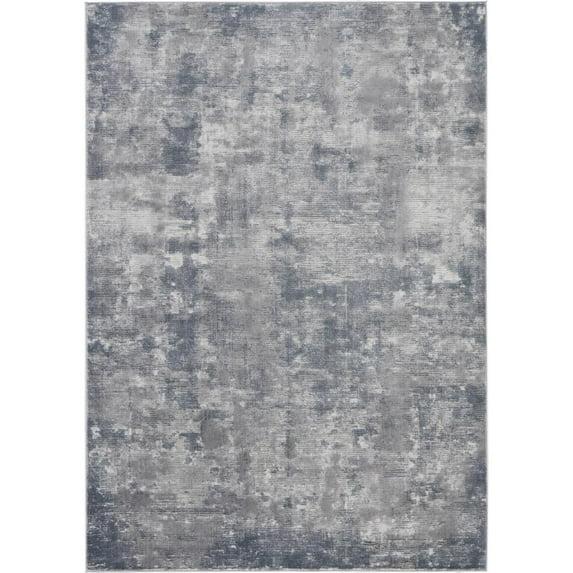 Nourison Rustic Textures Painterly Indoor Rug Grey 3'11" x 5'11"