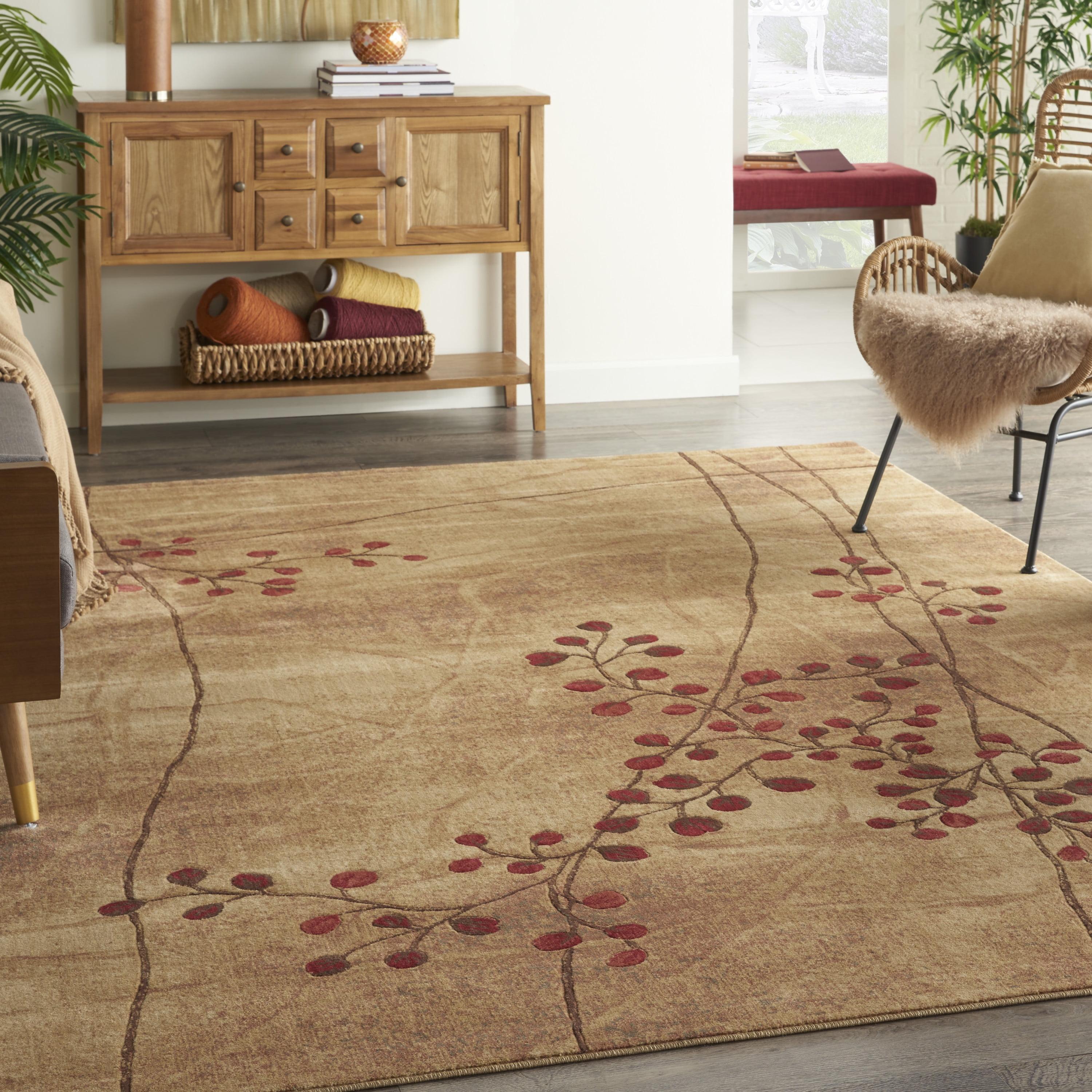 Nourison Somerset Latte Area Rug ST74 6'7" x 9'7"