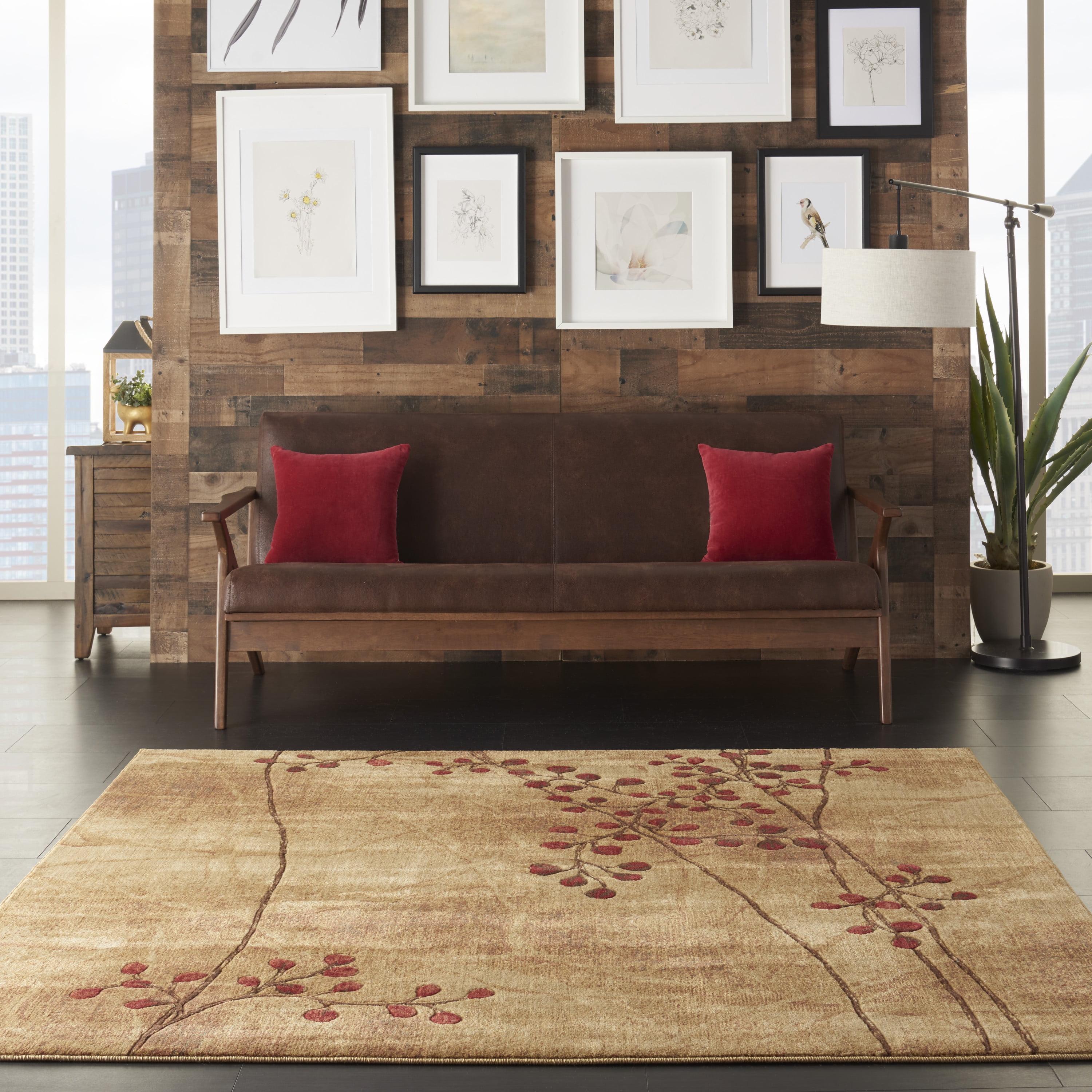 Nourison Somerset Nature Latte 6'7" x SQUARE Area Rug, (7 Square)