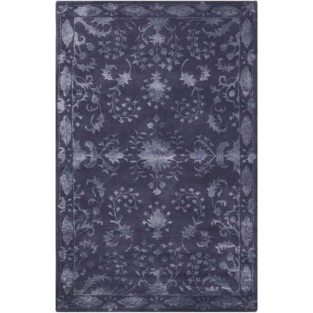 Nourison Symphony Índigo Área Alfombra SYM11 5'6" x 7'5"