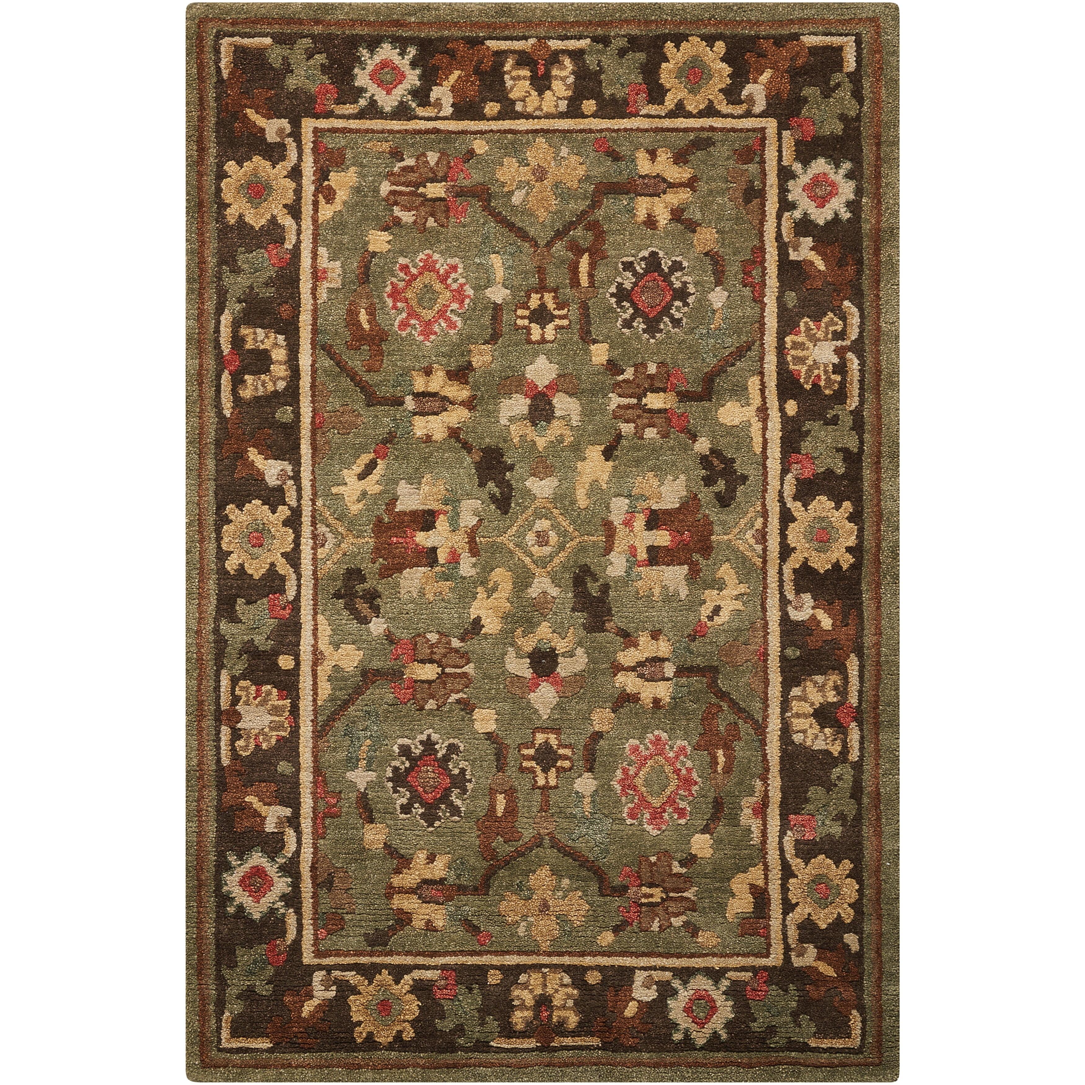 Nourison Tahoe Area Rug, Green, 8'6" x 11'6"