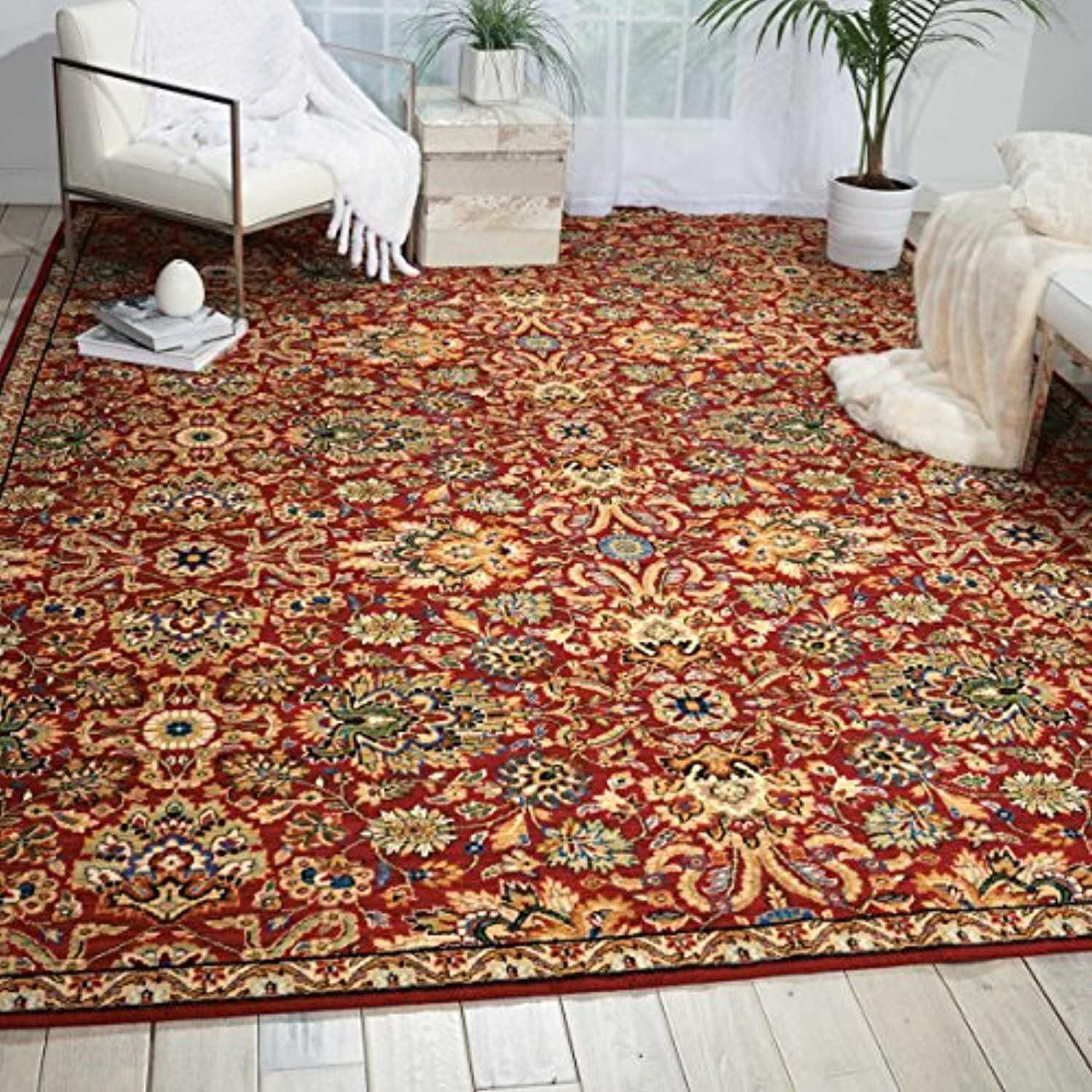 Nourison Timeless Red Area Rug TML17 8'6" x 11'6"