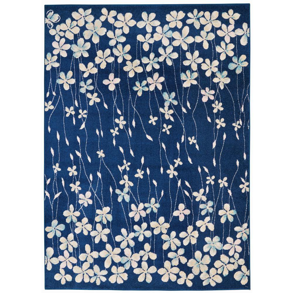 Nourison Tranquil Bohemian Botanical Bloom Area Rug