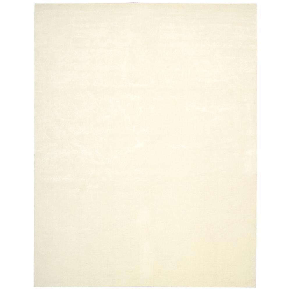 Ivory Twilight Abstract Wool-Blend 5'6" x 8' Area Rug