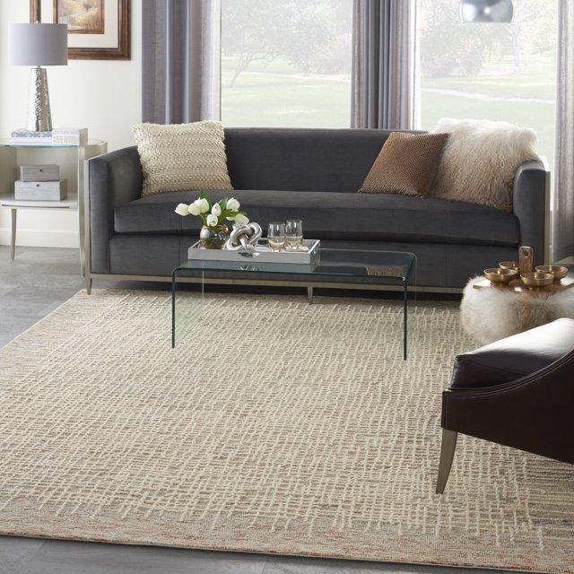 Nourison Vail Rustic Texture Indoor Area Rug Beige/Multi 8'3" x 11'6"