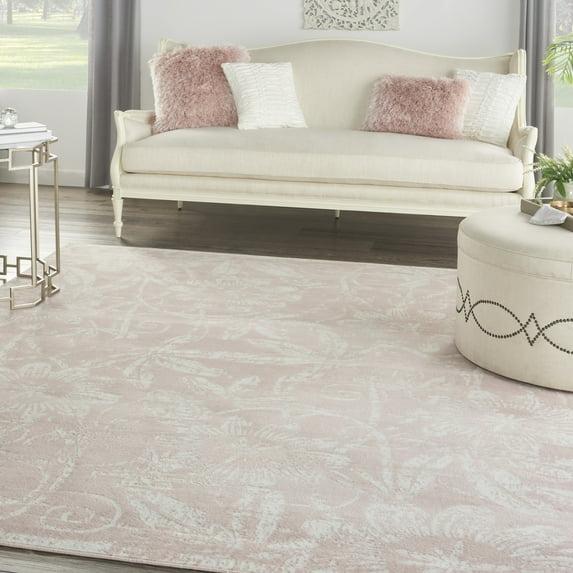 Whigham Floral Pink/White Area Rug