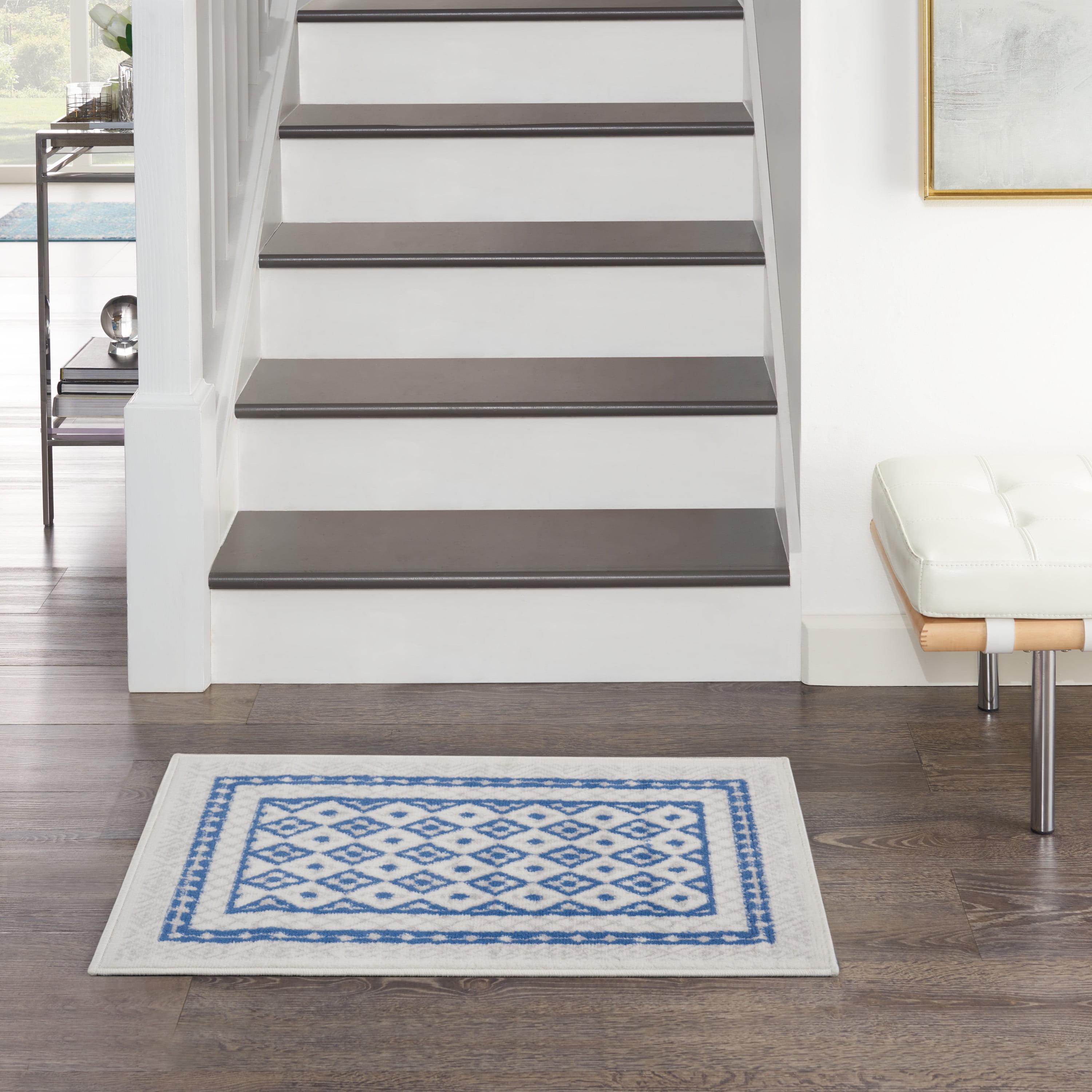 Nourison Whimsicle WHS13 Indoor only Area Rug - Ivory Blue 2' x 3'
