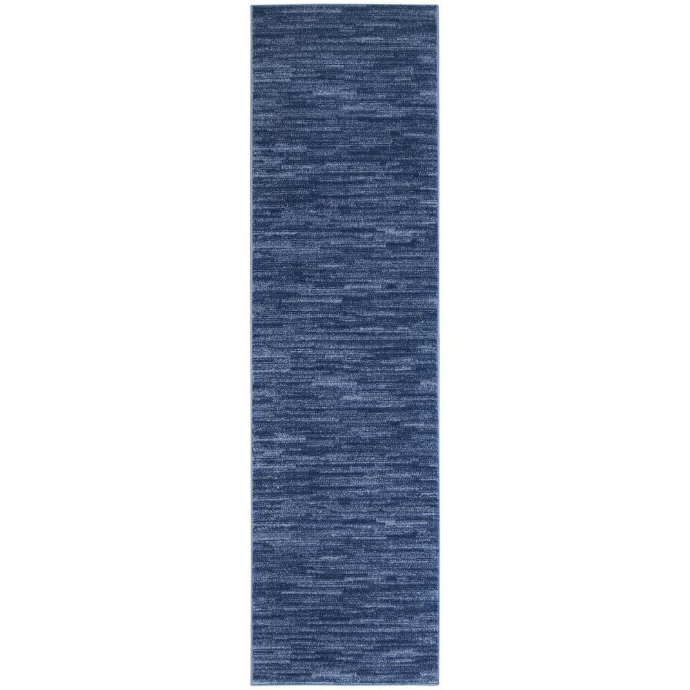 Nourison Nourison Essentials NRE01 Indoor/outdoor Area Rug - Navy Blue 2' x 6'