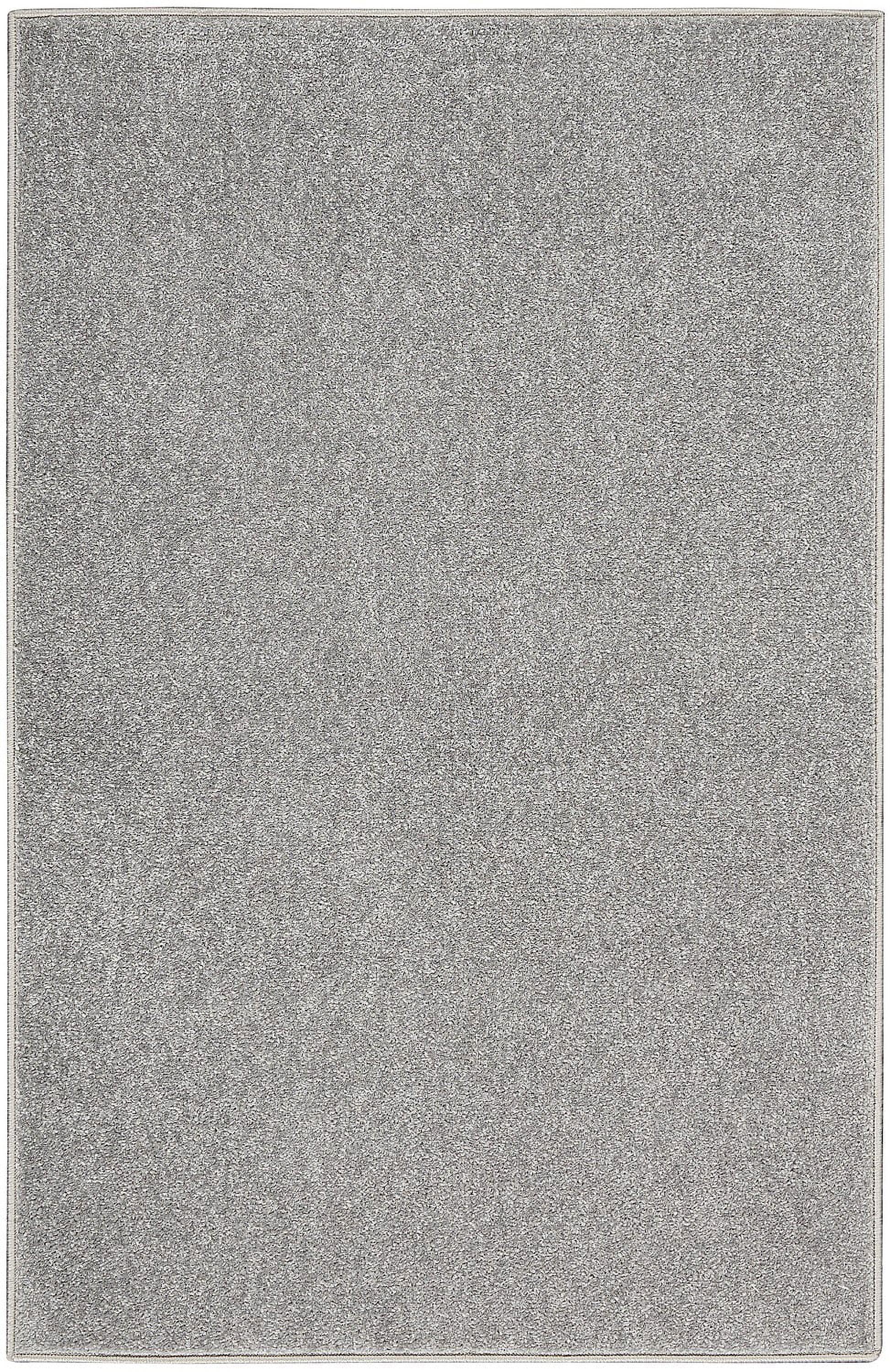 Nourison Essentials Easy Care Indoor Outdoor Area Rug - Silver Grey 2' x 4'