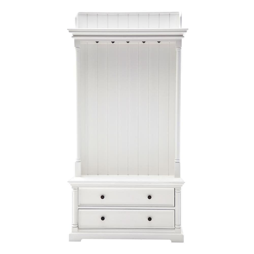 NovaSolo Provence Hall Tree in Pure White