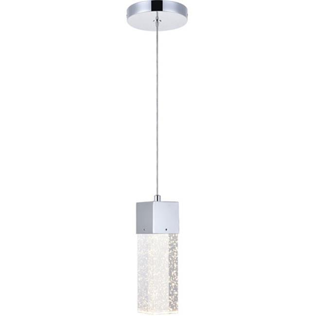 Elegant Lighting Novastella 1 light Chrome LED Pendant