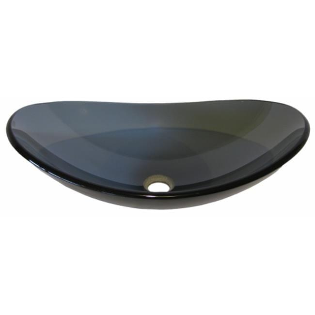 Novatto Glass Oval Bathroom Sink